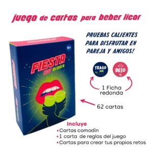 CARTAS PARA BEBER - FIESTA HOT DRINK